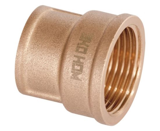 Переходная муфта ЭКО НОМ латунь 1/2х3/4 МП16-1/2х3/4 – изображение 3