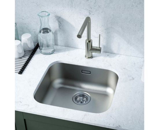 Мойка IDDIS Mate нержавеющая сталь, сатин, 490x440 MAT49S0i77 – изображение 5