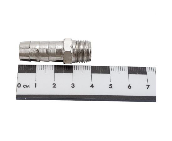 Штуцер елочка 12 мм - наружная резьба 1/4" Pegas pneumatic 4004 – изображение 2