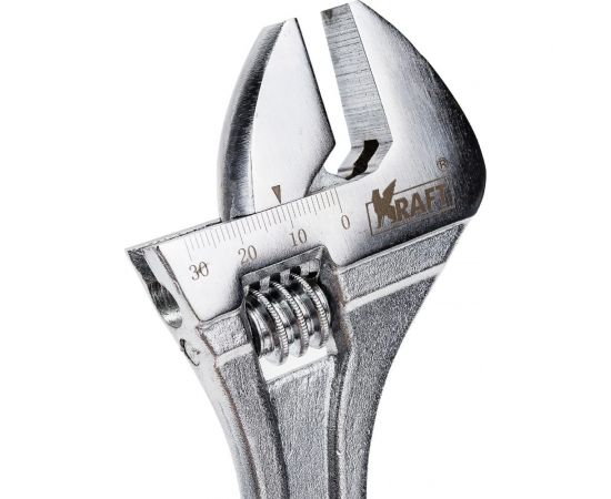 Разводной ключ с двухкомпонентной рукояткой KRAFT 250мм KT 700777 – изображение 4