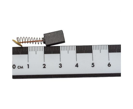 Комплект угольных щеток для электроинструмента Hammer (пружина, пятак), 5x8х12 мм, 2 шт COFRA SDH-34596 – изображение 3