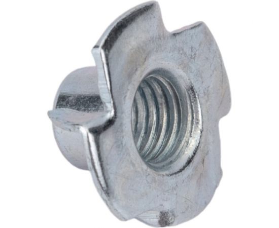 Крыльчатая мебельная забивная гайка DINFIX DIN 1624, оцинкованная, М8, 50 шт. 00-00002845 – изображение 4