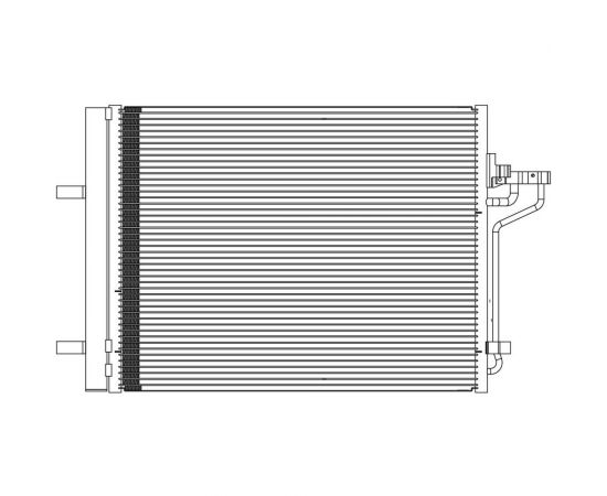 Радиатор кондиционера для автомобилей Kuga 1.6T/2.0TD LUZAR LRAC 1069 – изображение 2
