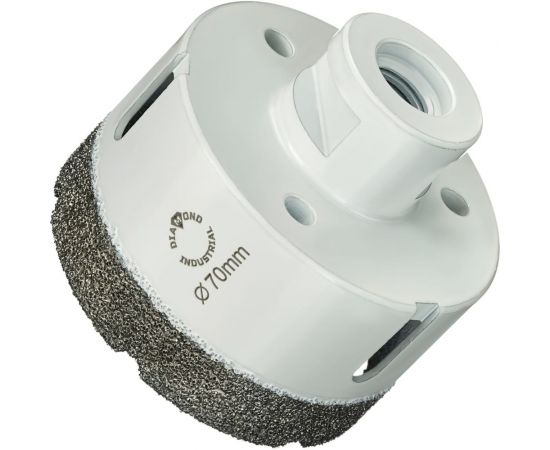 Коронка алмазная по керамограниту 70 мм, M14 на УШМ Diamond Industrial DIDKVP70M14 – изображение 4