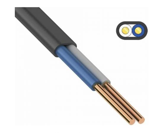 Кабель ВВГ-П нг(А) LS iTOK 2x2,5 ГОСТ (30 метров) i-KPP-VVGNG-LS-225-30 – изображение 2