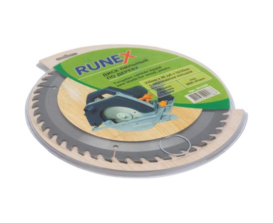 Диск пильный по дереву (230х30/32 мм; Z48) Runex 551029 – изображение 2