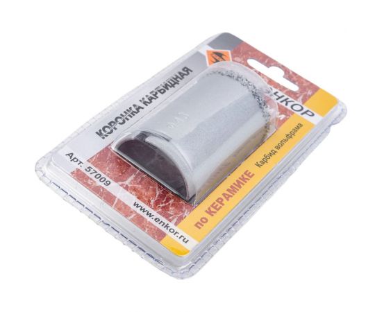 Коронка карбидная (43 мм) по керамике Энкор 57002 – изображение 3