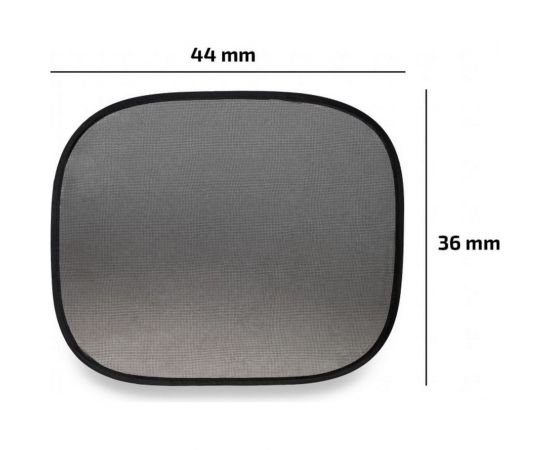 Солнцезащитная самоклеющаяся шторка Heyner 44x36 см, комплект 2 шт. 512310 – изображение 3