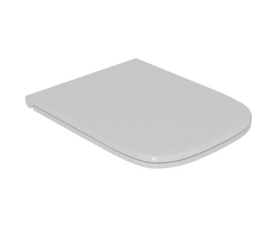 Подвесной безободковый унитаз D&K DK Quadro 530х360х365 мм, сиденье микролифт, белый DT1516016 – изображение 4