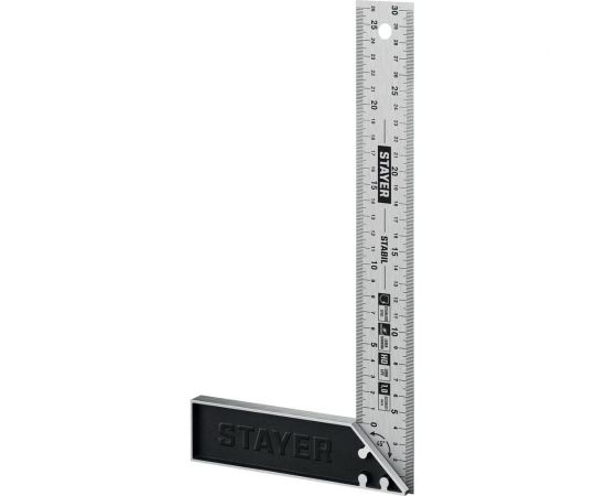 Столярный угольник STAYER Stabil 300 мм с нержавеющим полотном 3431-30_z02 – изображение 6