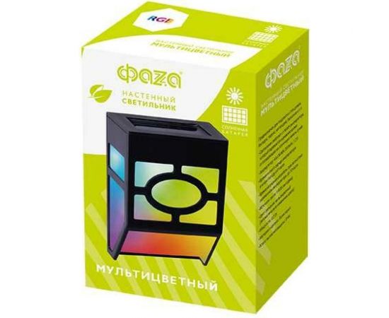 Солнечный светильник ФАZА SLR-W06-RGB настенный 5040793 – изображение 2