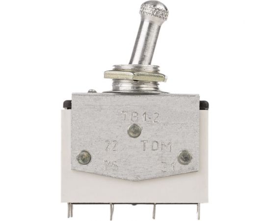 Выключатель-тумблер TDM тв1-2 2p 250 в 5 а (8c) on-off с фиксацией (2з+2р) SQ0747-0401 – изображение 4
