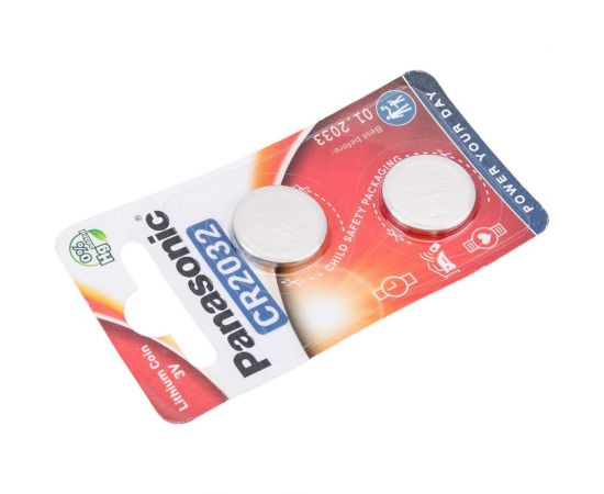 Батарейка Panasonic Power Cells CR2032 B2 УТ-00000238 – изображение 2