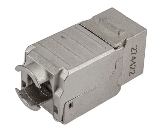 Вставка Hyperline KJ9-8P8C-C5e-90-SH-F-WH Keystone Jack RJ-45 8P8C, категория 5e, экранированная 432598 – изображение 4