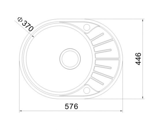 Врезная кухонная мойка Oulin OL-R101 – изображение 2