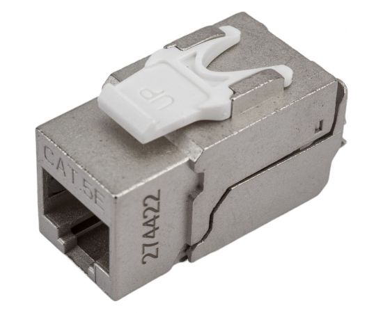 Вставка Hyperline KJ9-8P8C-C5e-90-SH-F-WH Keystone Jack RJ-45 8P8C, категория 5e, экранированная 432598 – изображение 3