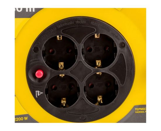 Удлинитель на катушке с термозащитой 4х30м УК30 3х1.0 IEK Industrial WKP14-10-04-30 277736 – изображение 2