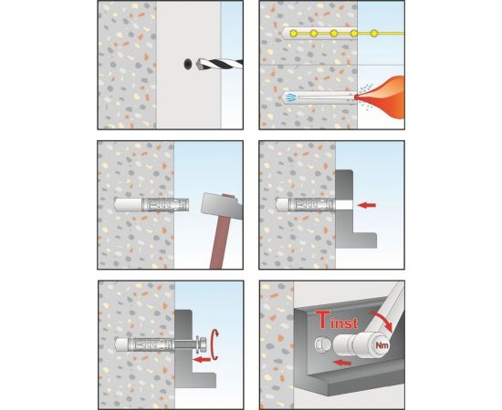 Анкер гильза Tecfi DXE ZN М12 2 шт 147585 – изображение 2