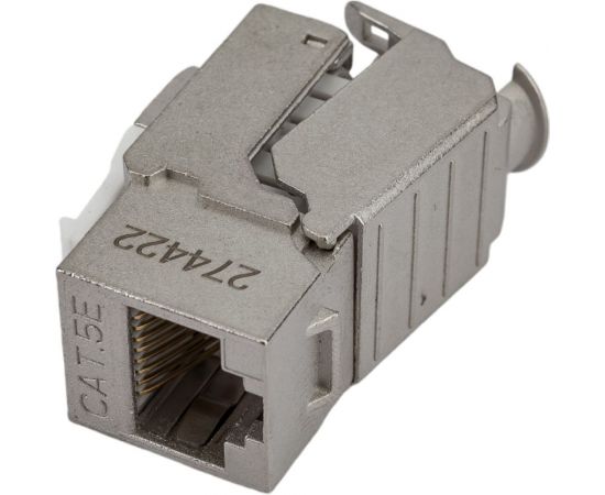 Вставка Hyperline KJ9-8P8C-C5e-90-SH-F-WH Keystone Jack RJ-45 8P8C, категория 5e, экранированная 432598 – изображение 2