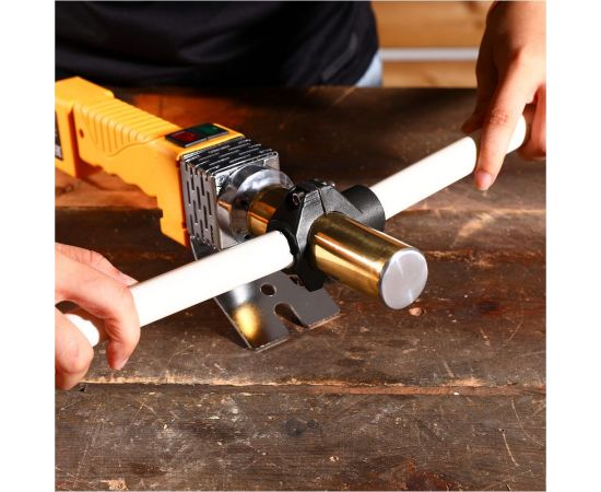 Аппарат для сварки полипропиленовых труб DEKO в металлическом кейсе, 4 насадки (20-40 мм) PPWM2500W 063-4248 – изображение 2