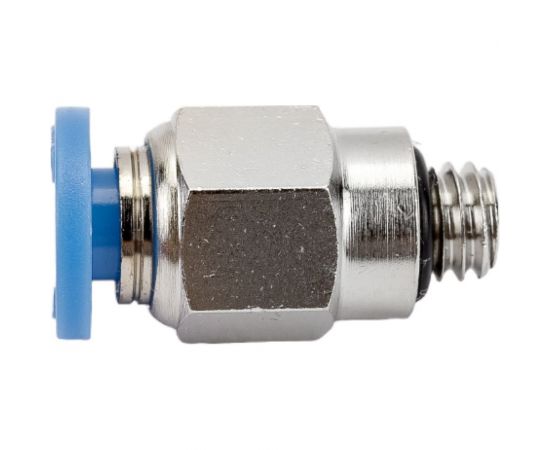 Фитинг цанговый прямой с наружной резьбой M6x1 для трубки диаметром 4 мм SHPI PC 04-M6 