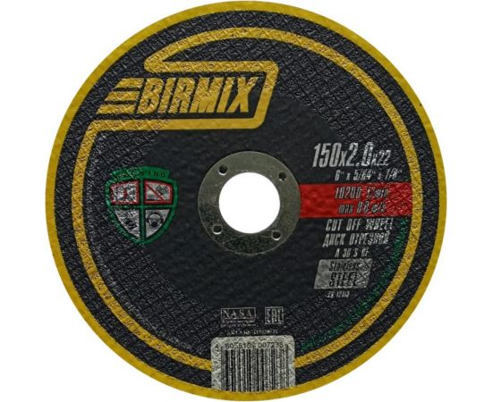 Круг отрезной по стали (150x2x22 мм) BIRMIX BK-115020122 