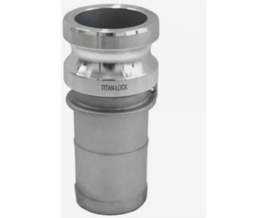 Алюминиевый камлок TITAN LOCK типа E серия EcoLine, ниппель с хвостовиком 1 1/4"" TL125EAL-EL 