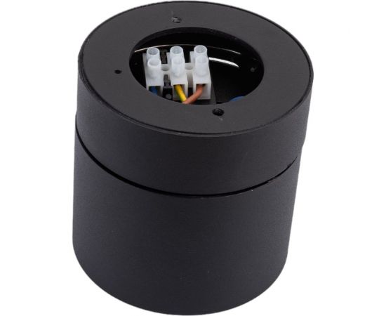 Накладной поворотный светильник truEnergy gx53 d82xh80мм ip20 черный/алюминий 21006 