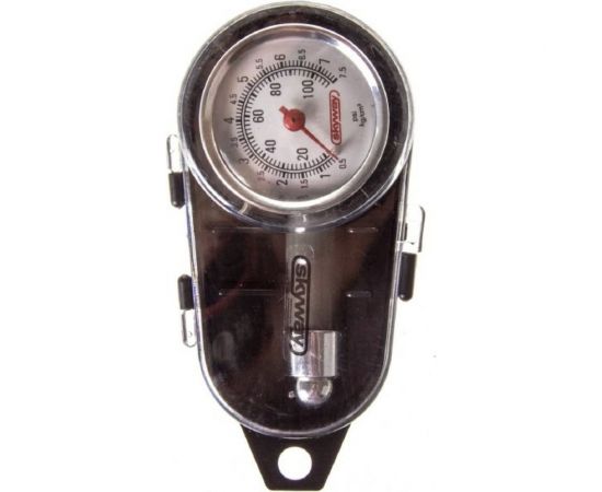 Манометр в металлическом корпусе SKYWAY 7.5 АТМ в пластиковом футляре S07701002 
