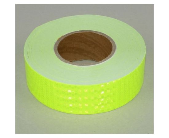 Светоотражающая самоклеящаяся лента СИМАЛЕНД салатовая, 5 см х 45 м 1404121 