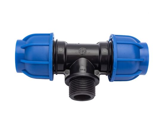 Переходной тройник BOUTTE ПНД 32 - НР 1" - 32 9273859 – изображение 7