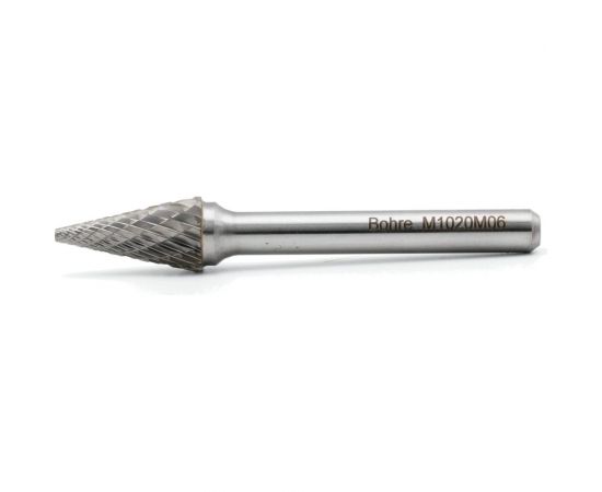 Борфреза твердосплавная Bohre коническая с заостренным концом, тип M 10-20-М-06-L65 КБ001471 – изображение 6
