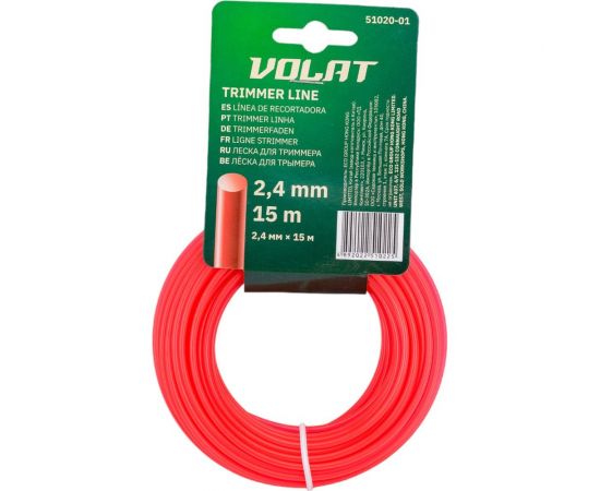 Леска 2.4 мм, 15 м, круглое сечение ВОЛАТ 51020-01 – изображение 5