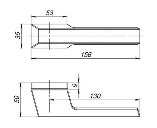 Раздельная ручка ARMADILLO BRICK UCS MWSC-33 итальянский тисненый 41137 – изображение 3
