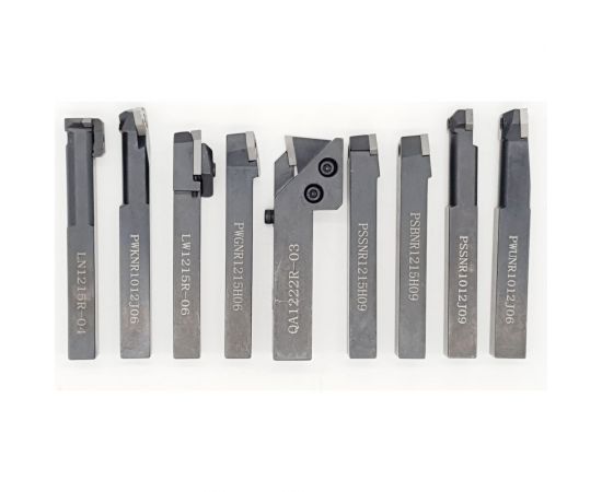 Комплект резцов со сменными пластинами (9 шт; 12х12 мм) ТЕХНОРЕАЛ МА400021515 – изображение 2