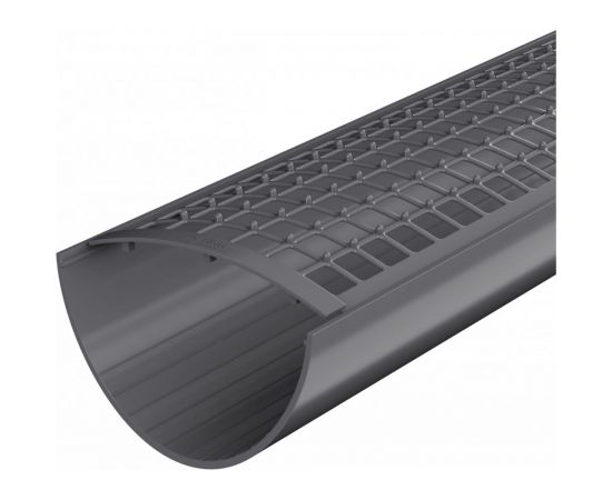 Защитная ПВХ решетка желоба Технониколь 0.6 м, серая TN425662 – изображение 2