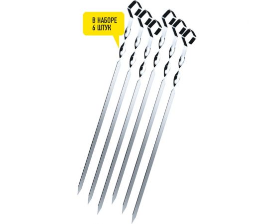 Набор шампуров 6 шт. в чехле FORESTER MOBILE RZ-550M – изображение 8