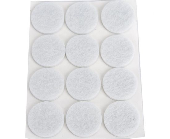 Самоклеящиеся накладки-протекторы для мебели Рыжий кот 12 шт., 28 мм, белый 105205 – изображение 4