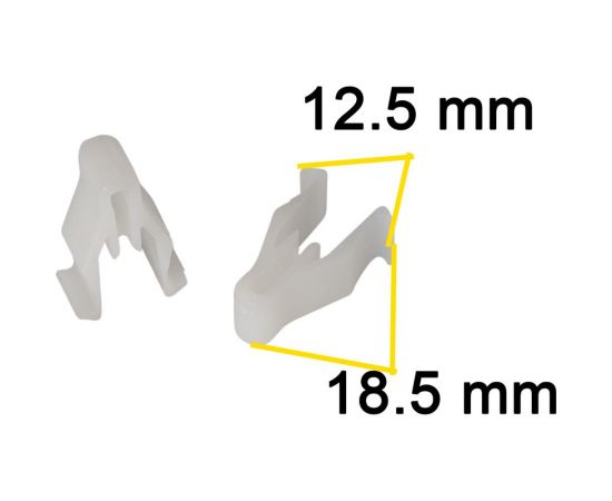 Автокрепеж для Acura/Honda/Mitsubishi 10 шт 90666SDAA01, MQ907568, s47p64345 КрепАвто 0912 – изображение 2