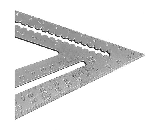 Столярный угольник плотника vertextools алюминий, 300мм 3040-300 – изображение 3