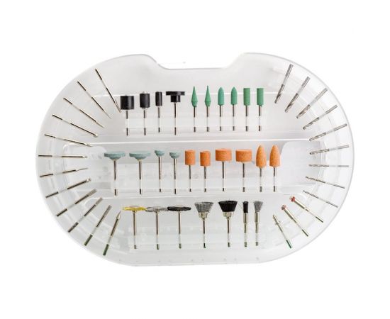 Набор аксессуаров для мини-дрелей 276 шт в пластиковом кейсе ROCKFORCE RF-GSK276 – изображение 5