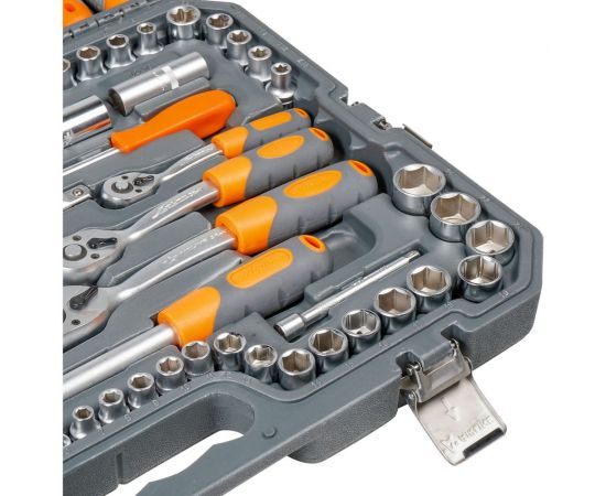 Универсальный набор инструментов 132 предмета, пластиковый кейс Airline AT-132-09 – изображение 10