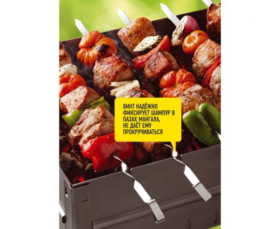 Набор шампуров 6 шт. в чехле FORESTER MOBILE RZ-550M – изображение 6