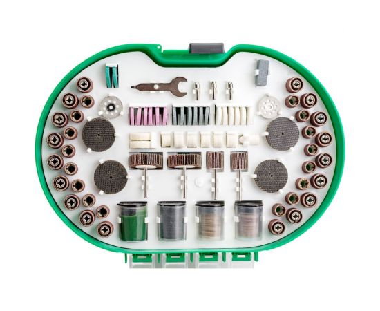 Набор аксессуаров для мини-дрелей 276 шт в пластиковом кейсе ROCKFORCE RF-GSK276 – изображение 4
