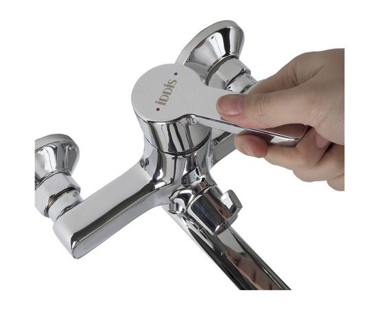 Смеситель для ванны IDDIS Sena SENSBL2i10WA с длинным изливом с керамическим дивертором – изображение 3