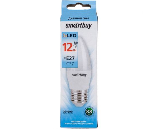 Лампа Smartbuy LED SBL-C37-12-40K-E27 – изображение 2
