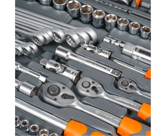 Универсальный набор инструментов 132 предмета, пластиковый кейс Airline AT-132-09 – изображение 5