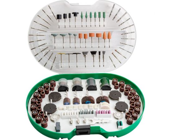 Набор аксессуаров для мини-дрелей 276 шт в пластиковом кейсе ROCKFORCE RF-GSK276 – изображение 2