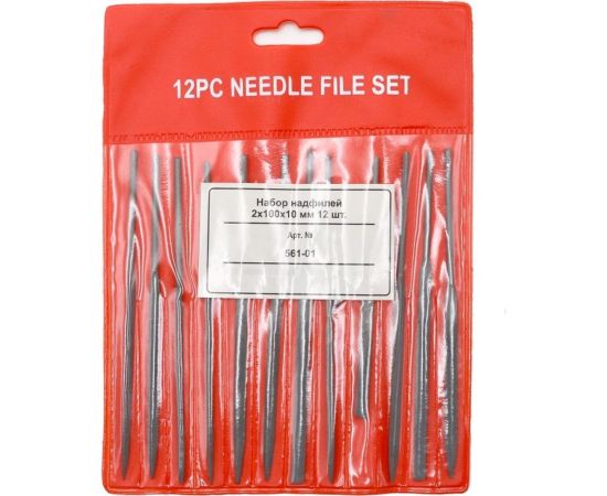 Набор надфилей BIST 12 шт, 2x100x10 BWD561-01 