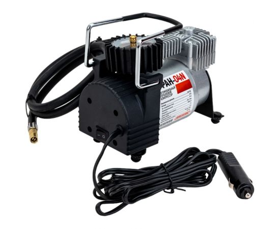 Компрессор SKYWAY металлический 35л/мин в прикуриватель БУРАН-04N улучшенное охлаждение, сумка, S02001006 